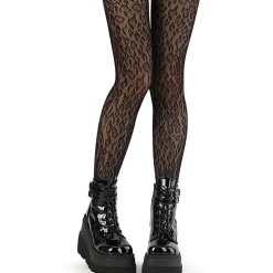 Leopard Print Pantyhose^Demonia Cult Fashion